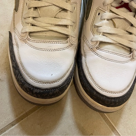 Nike AirJordan Retro Spizike White Cement HighTop Sneakers Basketball Size 11 - Picture 6 of 16